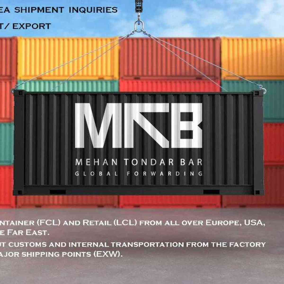 Freight cargo from Iran to Tanzania